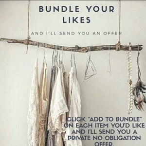 $10 items bundle 3 for $15